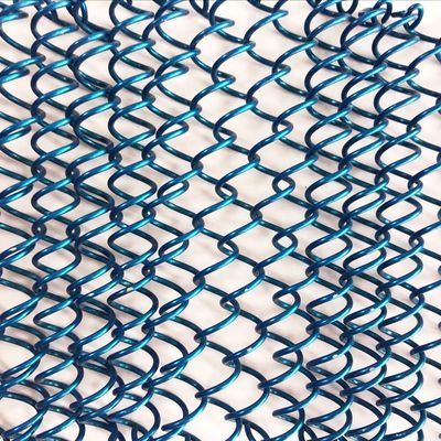Enlace de cadena de malla personalizado decoración de fondo cercas de jardín galvanizadas cercas de seguridad poste de rollo de tela