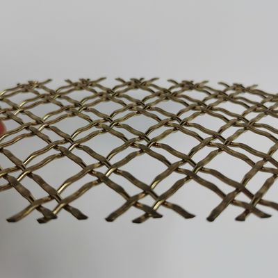 Arquitectónico de malla de alambre tejido enroscado malla de alambre de metal como barandilla se puede utilizar como seguridad interior y exterior
