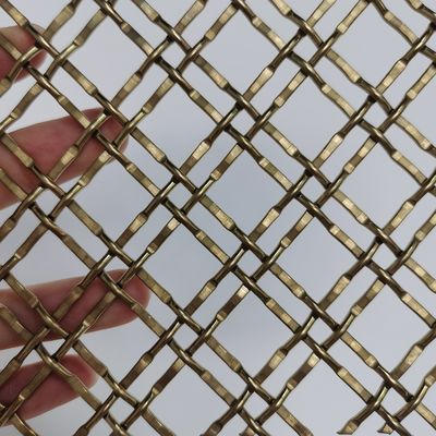 Arquitectónico de malla de alambre tejido enroscado malla de alambre de metal como barandilla se puede utilizar como seguridad interior y exterior