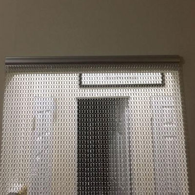 Cortinas metálicas con ganchos de aluminio para decoración interior de techos techos suspendidos