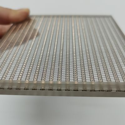 Reja de alambre laminada de vidrio de oro 10-100 Reja para diversas aplicaciones