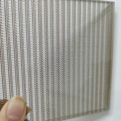 Reja de alambre laminada de vidrio de oro 10-100 Reja para diversas aplicaciones