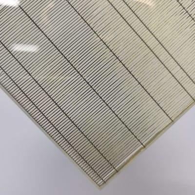 Maquillaje tejido a medida para la producción de vidrio laminado decorativo