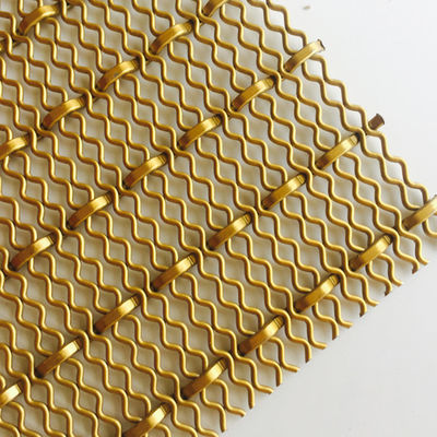 Rejilla de alambre de oro personalizado para la partición de decoración y el gabinete de cocina