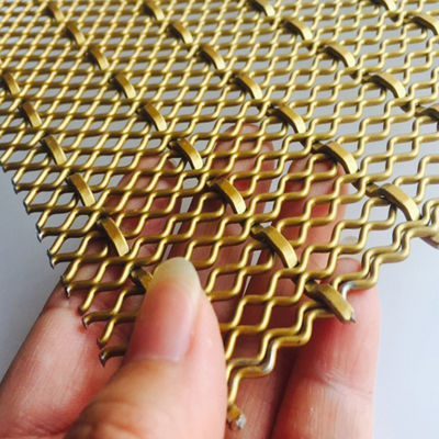 Rejilla de alambre de oro personalizado para la partición de decoración y el gabinete de cocina