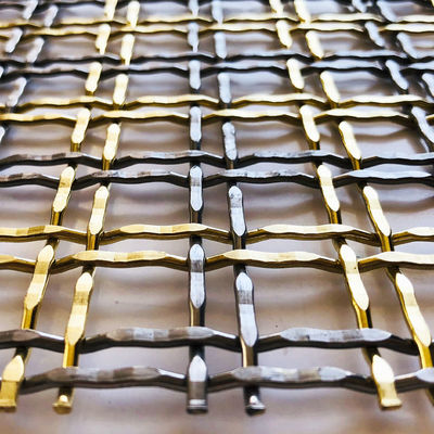 Sopesada malla de acero inoxidable de malla de metal de espesor de 3,3 mm para puertas de gabinete