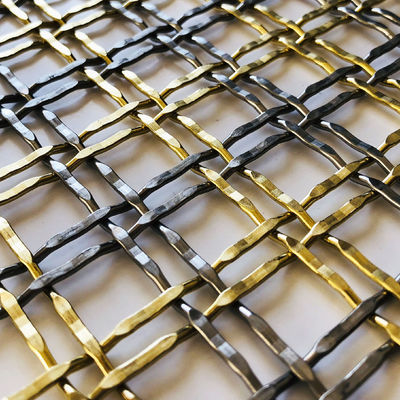 Sopesada malla de acero inoxidable de malla de metal de espesor de 3,3 mm para puertas de gabinete
