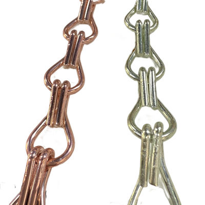 Enlace de gancho con anodizado divisores de la sala de pantalla de insectos de aluminio cortinas de doble cadena para una protección efectiva de las moscas
