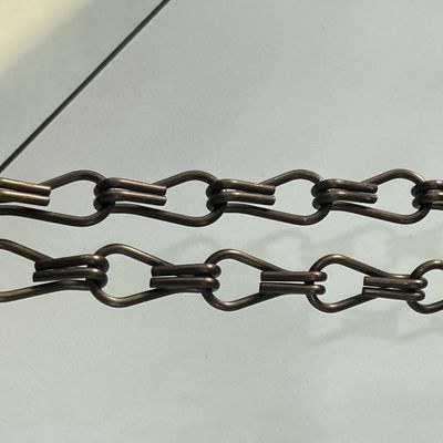 12mm*24mm Tamaño estándar de aluminio de la cadena de mosca de pantalla para la industria