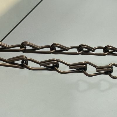12mm*24mm Tamaño estándar de aluminio de la cadena de mosca de pantalla para la industria