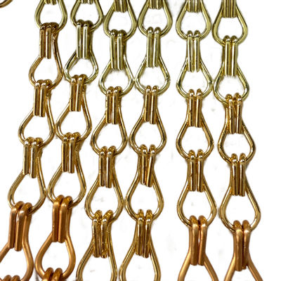 Fácil de instalar Enlace de cadena de aluminio para cortinas personalizadas