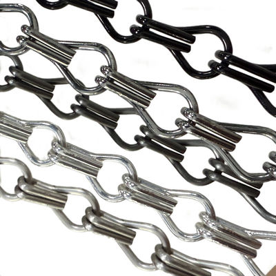 Fácil de instalar Enlace de cadena de aluminio para cortinas personalizadas