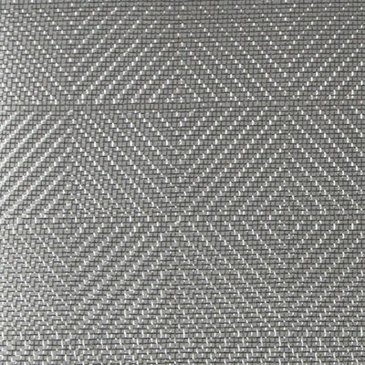 Acero inoxidable vidrio integrado de malla de metal diseño de interiores contemporáneos de lujo decorativo