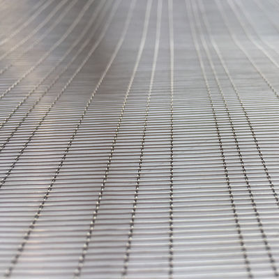 Acero inoxidable malla vidrio laminado espacios modernos divisorios decorativos paredes acentos de techo ISO corte a medida
