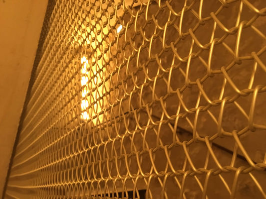 2MM de espesor cuadrado Decorativa malla de alambre tejido para el proyecto