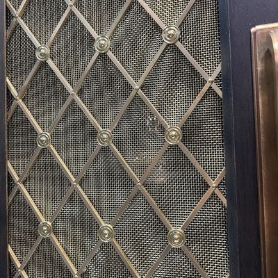Área de apertura 49% de acero inoxidable Rejilla de malla de alambre tejido para decoración de gabinetes