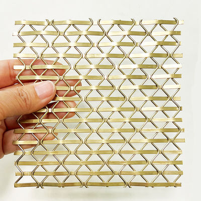 Rejilla de alambre tejido con diamantes personalizados con un diámetro de trama de 1,2 mm × 2 mm