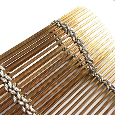 malla metálica de acero inoxidable de 7 mm galvanizado PVD de seguridad de cerca antiascensión para revestimiento de protección del perímetro de la prisión
