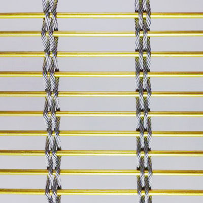 Aplicación de la red de acero inoxidable para revestimiento de ventilación de fachadas de edificios de gran altura