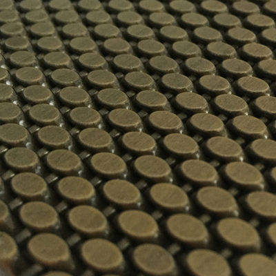 Panel de malla de metal inoxidable cortado por láser para fachadas modernas de señalización de marca exterior
