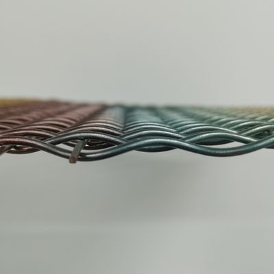 Rejillas decorativas de malla de alambre de aluminio de 18 mm para puertas de gabinete