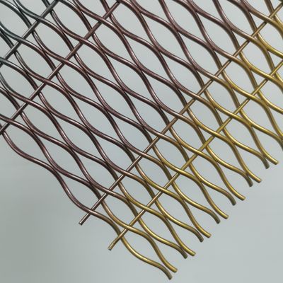 Configuración pública de malla de metal personalizable Ancho 0,6m-2,4m A medida
