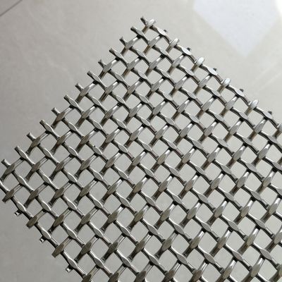 ISO9001 Certificado Diamante de malla tejida 42,2% Área de apertura para el uso industrial pesado