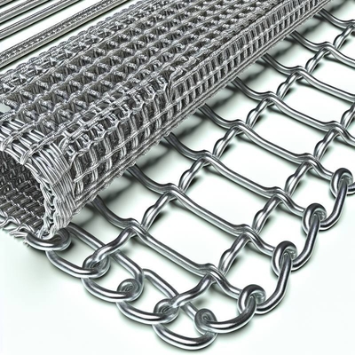 Cadenas de cortina de malla de alambre de aluminio decorativas - Diseño personalizado y duradero