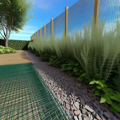 Malla de alambre tejido arquitectónico de 2,0 mm de diámetro para paisajismo de jardines