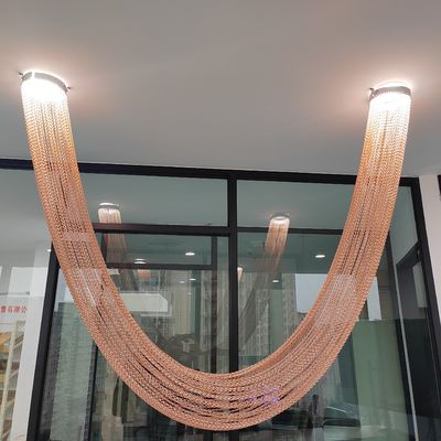 Cortina de malla metálica fuerte y duradera para puertas, para insectos y plagas