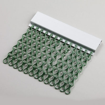 Cortina de malla metálica fuerte y duradera para puertas, para insectos y plagas