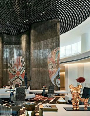 Cortina de malla metálica fuerte y duradera para puertas, para insectos y plagas