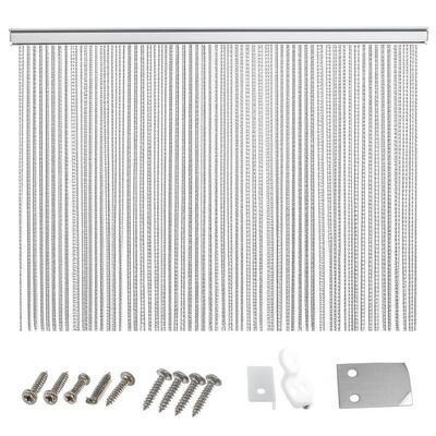 Mosquitera de cadena de aluminio de 12x24mm con un 60% de área abierta y un diámetro de alambre de 1,2mm para protección contra insectos