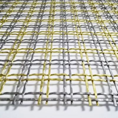 316 Grade Stainless Steel Architectural Mesh Panel with 5mm to 50mm Opening Size for Heavy Duty Filtration and Reinforcement