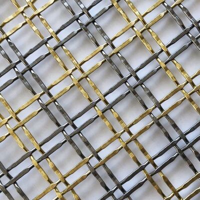 316 Grade Stainless Steel Architectural Mesh Panel with 5mm to 50mm Opening Size for Heavy Duty Filtration and Reinforcement