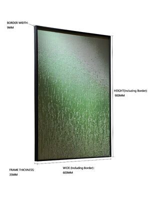 Artesanía artística de tejido metálico de inspiración natural de luz y sombra