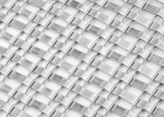 Pantalla de acero inoxidable tejida llano del metal para la malla de alambre tejida arquitectónica