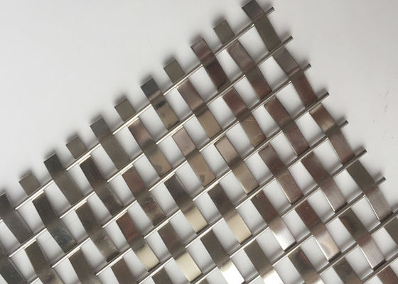 Malla de acero inoxidable de Mesh For Architectural Woven Wire del alambre decorativo del diseño interior