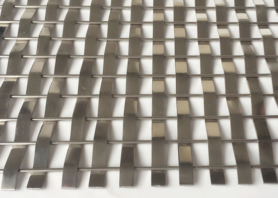 Malla de acero inoxidable de Mesh For Architectural Woven Wire del alambre decorativo del diseño interior