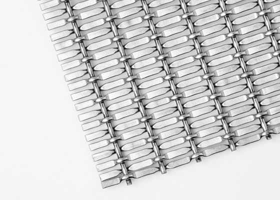 Tabiques decorativos tejidos 5m m del metal de Mesh Fabric el 15m del metal de la galjanoplastia del titanio