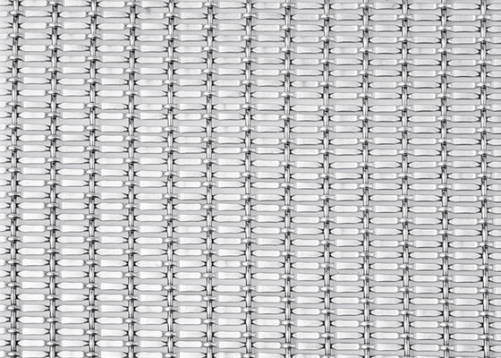 Tabiques decorativos tejidos 5m m del metal de Mesh Fabric el 15m del metal de la galjanoplastia del titanio