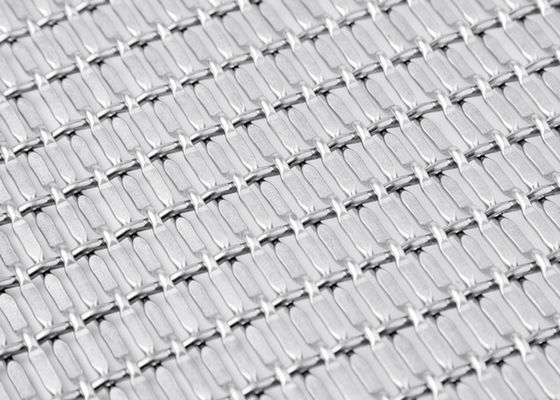 Tabiques decorativos tejidos 5m m del metal de Mesh Fabric el 15m del metal de la galjanoplastia del titanio