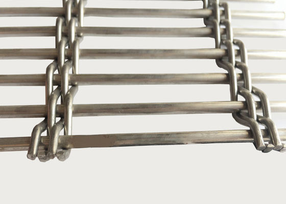 Muebles interiores del metal de la armadura llana de los SS 316 decorativos para la malla de alambre tejida arquitectónica