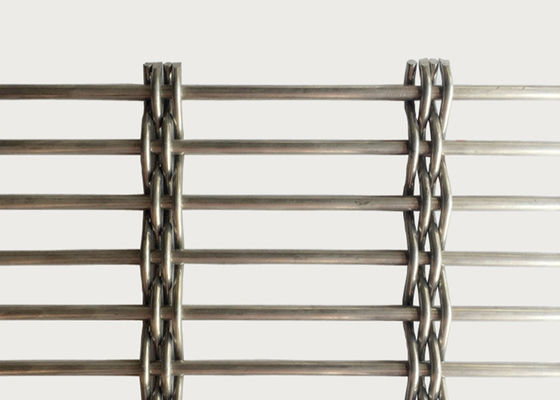 Muebles interiores del metal de la armadura llana de los SS 316 decorativos para la malla de alambre tejida arquitectónica