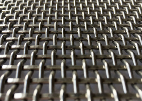 revestimiento de doblez de Mesh Antiwear Stainless Steel Facade del alambre de la armadura llana del 10ft