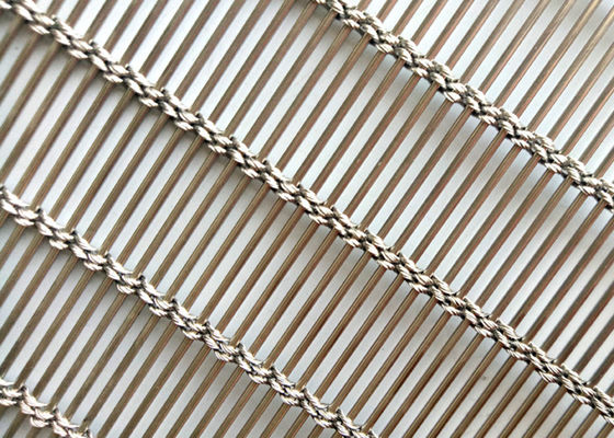 SGS arquitectónico de acero inoxidable de Galavanized Mesh Curtains de la armadura