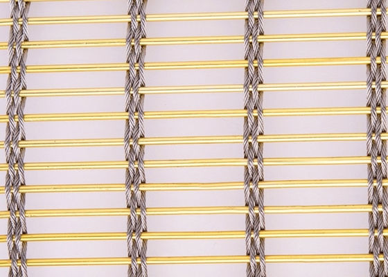 metal de acero inoxidable de aluminio tejido 8m m Mesh Cabinetry Stairs
