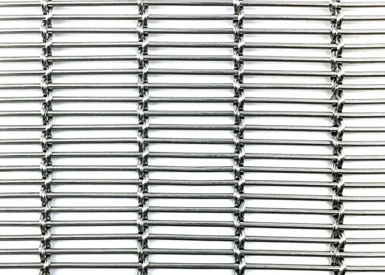 Malla arquitectónica de acero inoxidable 2.6kg/M2 de la armadura llana para los sistemas de verja de la escalera