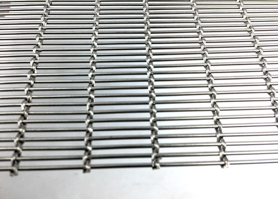 Malla arquitectónica de acero inoxidable 2.6kg/M2 de la armadura llana para los sistemas de verja de la escalera