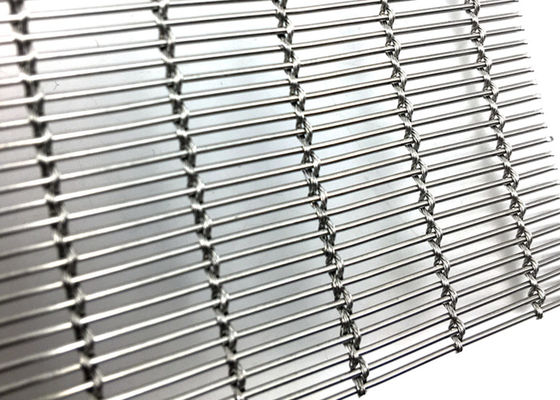 Malla arquitectónica de acero inoxidable 2.6kg/M2 de la armadura llana para los sistemas de verja de la escalera